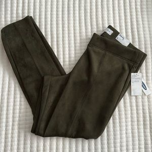 NWT Old Navy Stevie Suede Leggings